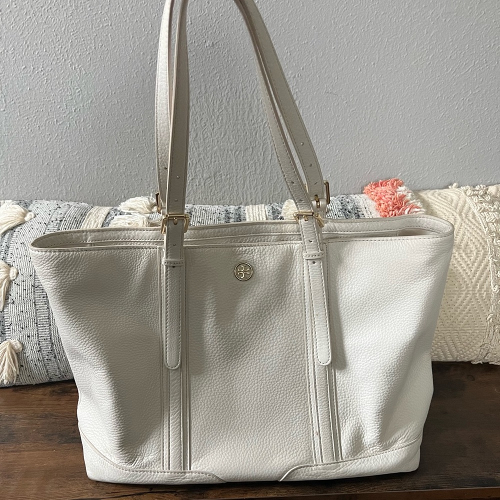 Tory Burch Buckled Landon Shopper Tote